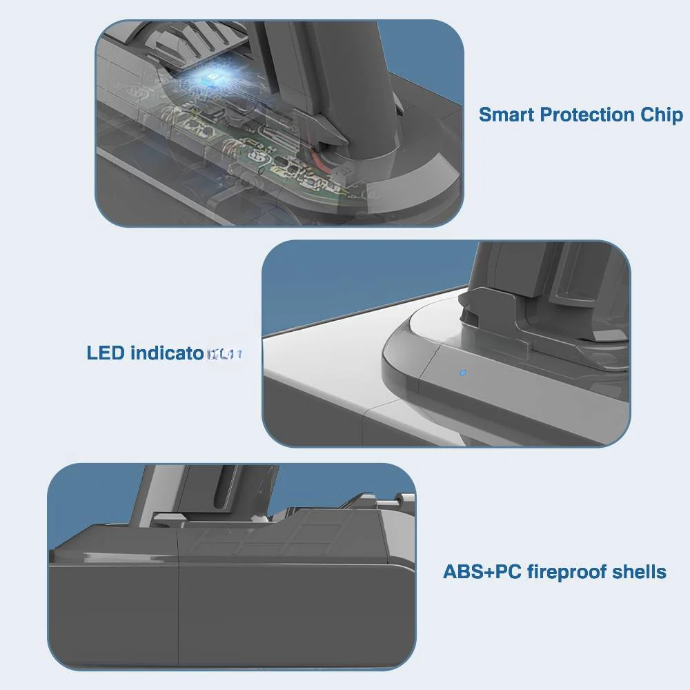 for Click-in 18V 3000Mah Lithium-Ion Battery Replacement for Dyson V11 Vacuum Cleaner Battery with KC certification