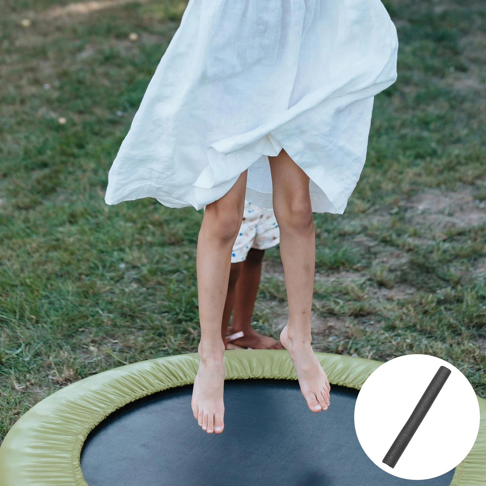 

5Pcs Trampoline Anti-Collision Foam Tubes Protective Pole Sleeves for Kids Rebounding Bed Frame Cover Replacement Safety Gear