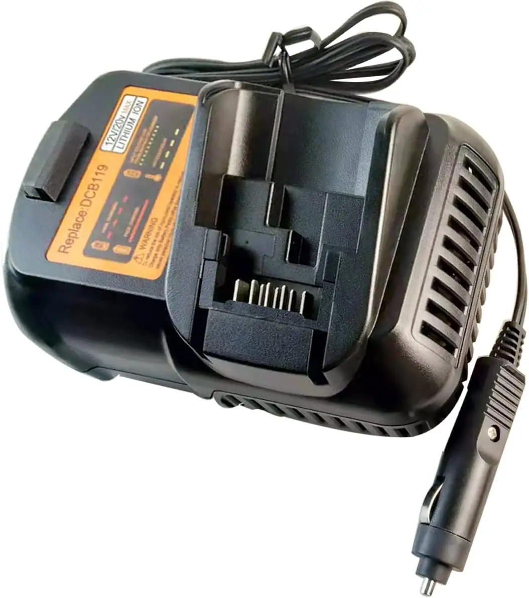 DCB119 Car Charger Replace Dewalt 20v Car Battery Charger DCB119 to Charge Dewalt 12V 20V DCB201 DCB202 DCB203 DCB205 DCB206 DCB