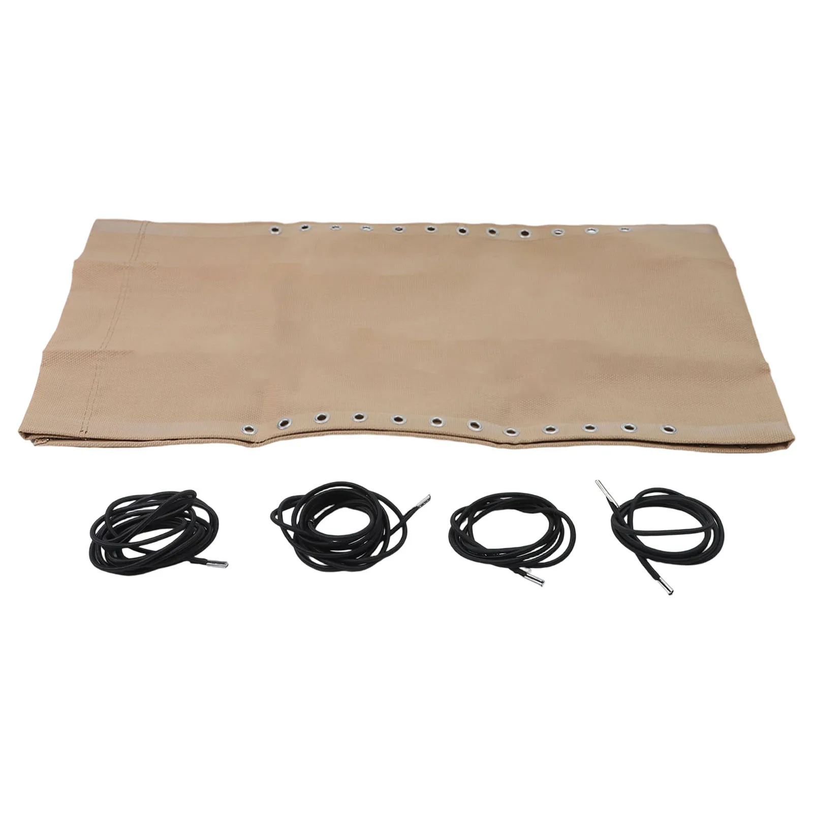 Repair Kit for Beach Chair Deckchair with Replacement Nylon Fabric Cord and Elastic Ropes Providing Enhanced Outdoor Resistance