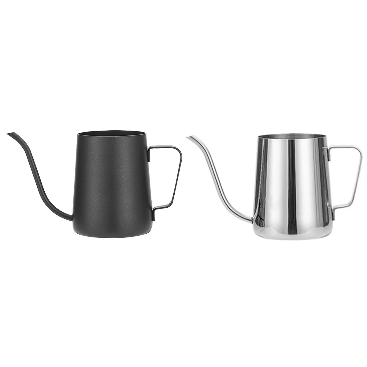 1pc 220/350/550ml Hand-Brewed Coffee Pot with Drip Type and Fine Mouth for Perfect Pouring and Brewing