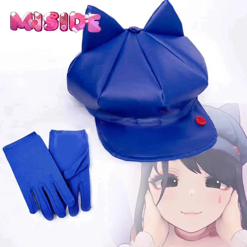 

New Game Miside Cosplay Adult Women Hat Gloves Suit Costume Headwear Cute Cap Accessories Halloween Prop