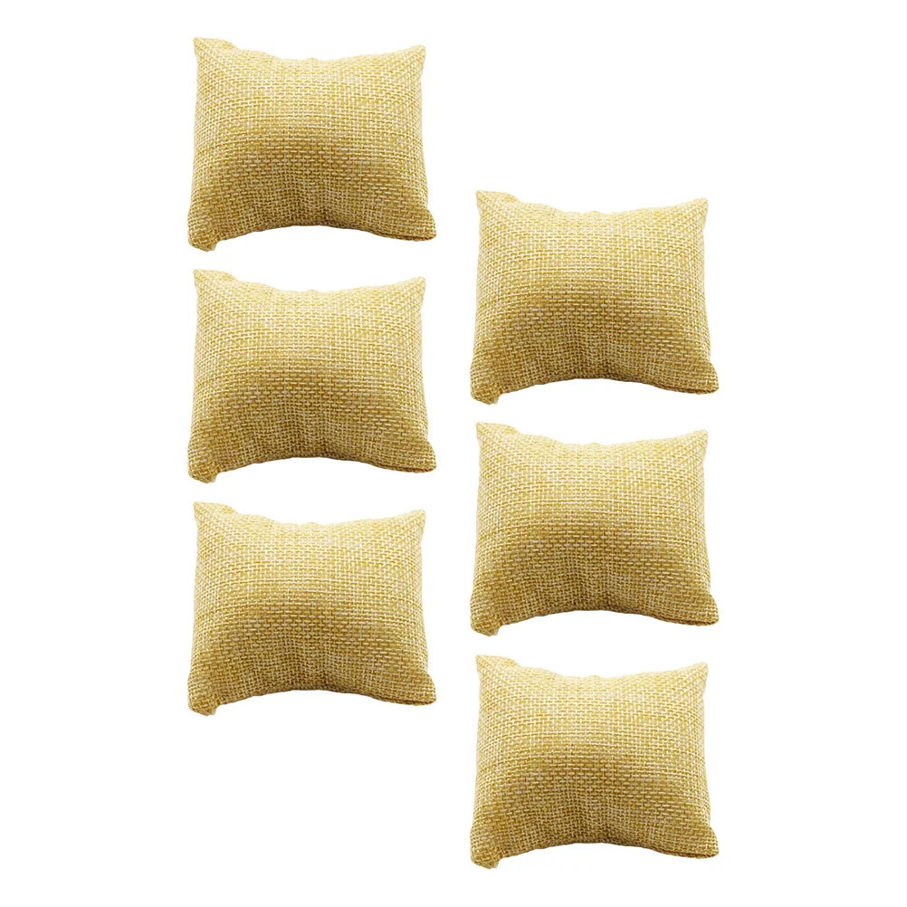 6pcs/12 Pcs Watch Display Pillow Watches Bracelet Tray Bags Cushion Bangle Imitation Holder