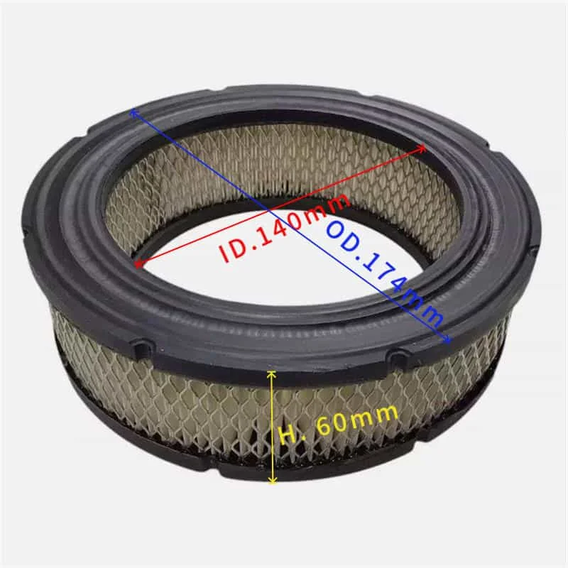 Carkio Kit Filtre à Air + Filtre à Carburant + Préfiltre Compatible Briggs & Stratton V-Twin Vanguard 35-61 Series – Remplace 692519 692520