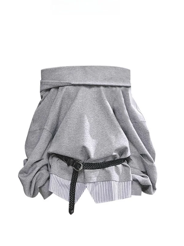 

Американский оверсайз худи для женщин: свободный крой, стройнящий силуэт, осенний сезон, комфортный, с длинным рукавом, круглым вырезом, цветной свитшот