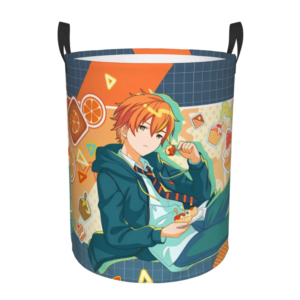 H-Hatsune M-Miku Vivid BAD SQUAD Shinonome Akito Корзина для белья, большая корзина для хранения, для мужчин и женщин, для организации хранения белья