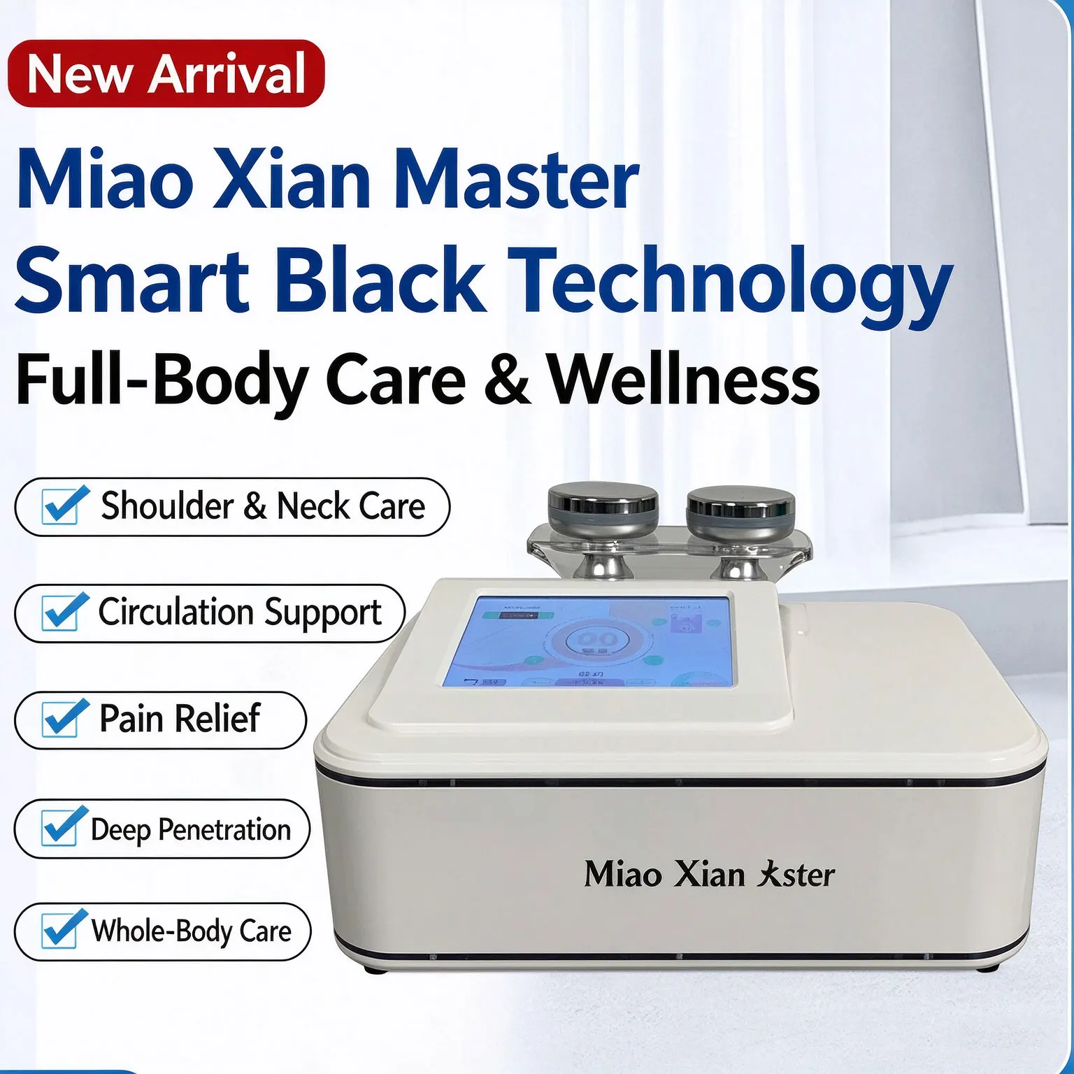 Miaoxian Instrument, Three Connections Master, Meridian Instrument, Zhaocai Cat, Whole Body Penetration, Beauty Salon, Back Dred