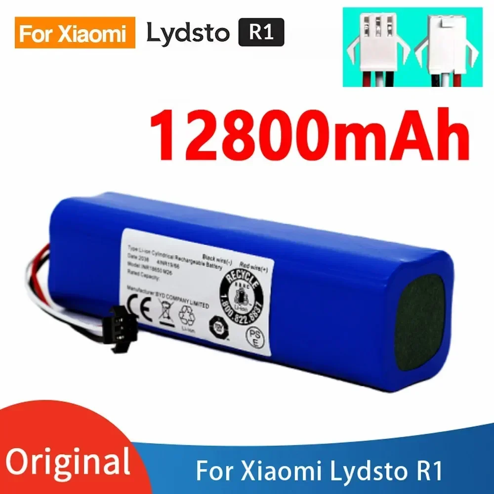 

100% Original Lydsto R1 Rechargeable Li-ion Battery Robot Vacuum Cleaner R1 Battery Pack with Capacity 12800mAh