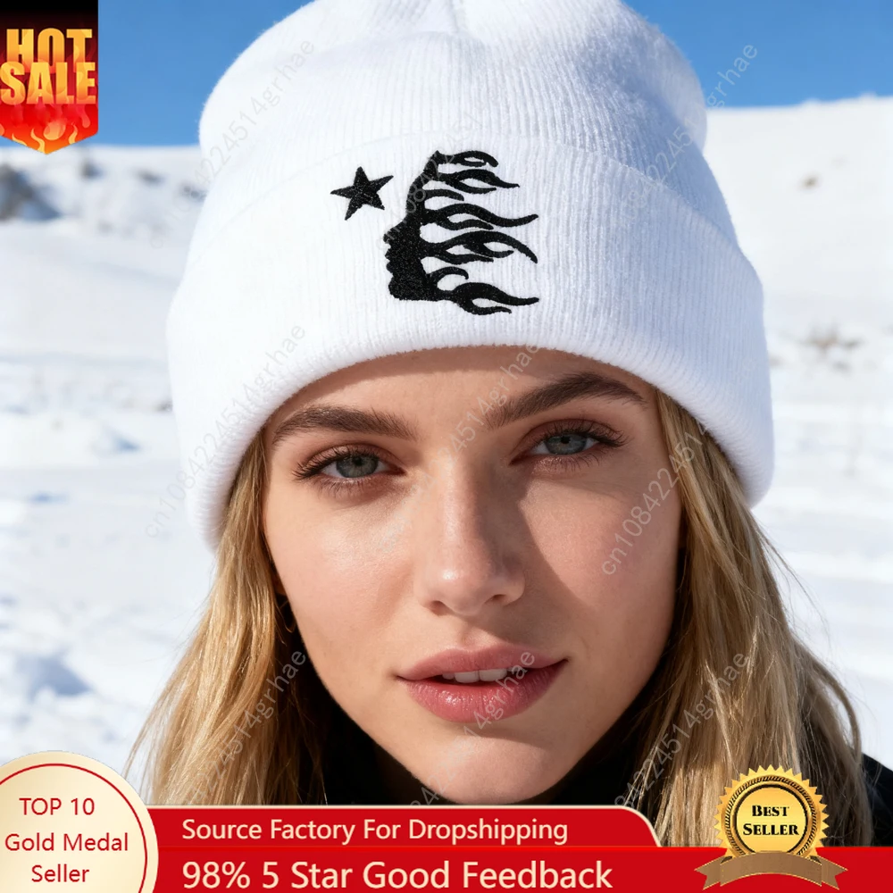 

1pc'STAR' Embroidered Beanie Soft Stretchy Lightweight Winter Hat for Men & Women, Outdoor Hip Hop Fashion