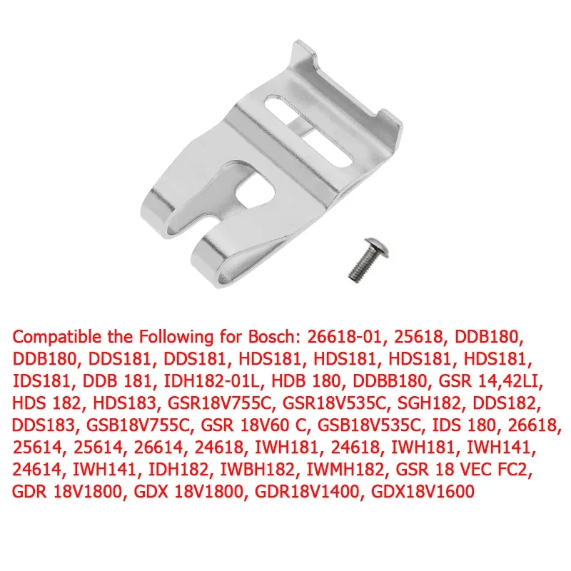 1/3/5/10 stücke elektrische Bohrer Gürtel clip Haken für Bosch Schlags ch rauber Elektro werkzeuge Taillen schnalle mit Schrauben 18v Akku 2609111584