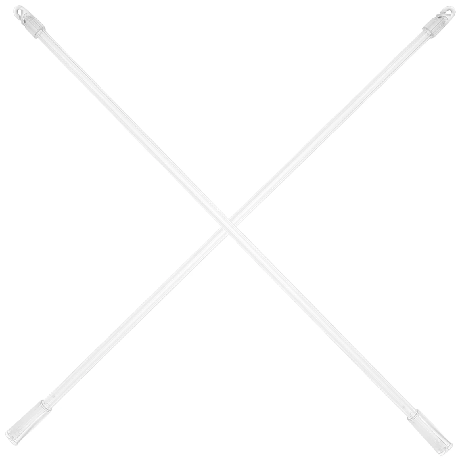 

2 Pcs Curtain Accessories Blind Stick with Hook Blinds Rod for Open Tilt Clear Rods Windows