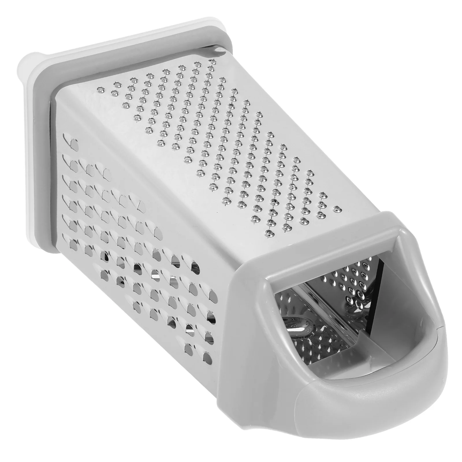 

Stainless Steel Grater 4-Sides Vegetable Fruit Cheese Food Slicer Easy Clean Multi-Use Kitchen Supplies Gift