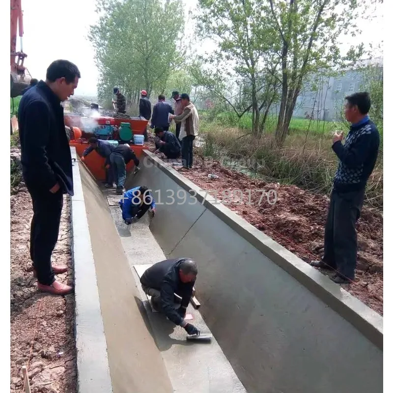 농업용 수로 제작 기계, 조경용 콘크리트 연석 기계