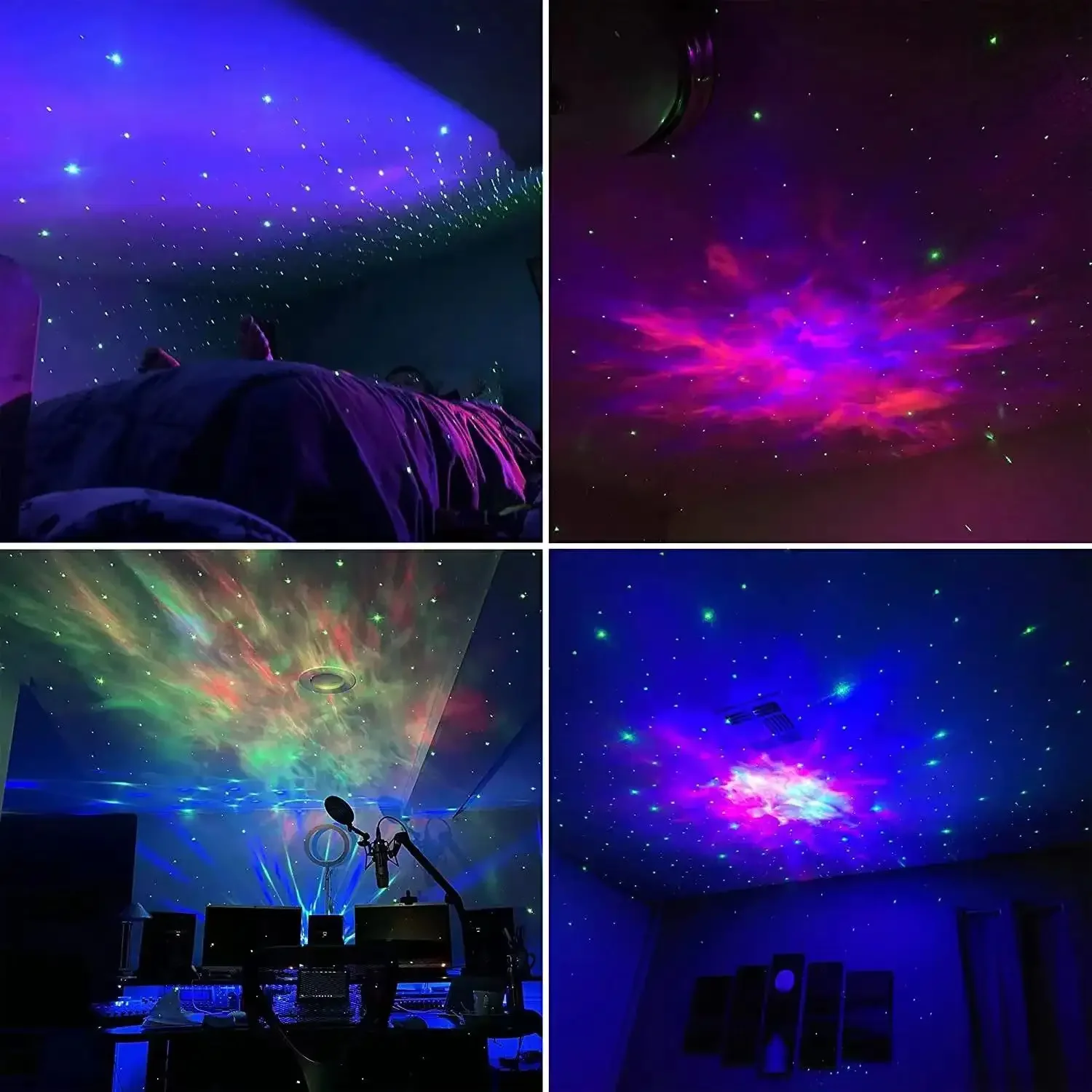 Galaxy Star Projector LED Night Light Starry Sky Astronaut Porjectors Lamp for Decoration Bedroom Home Decorative Children Gifts