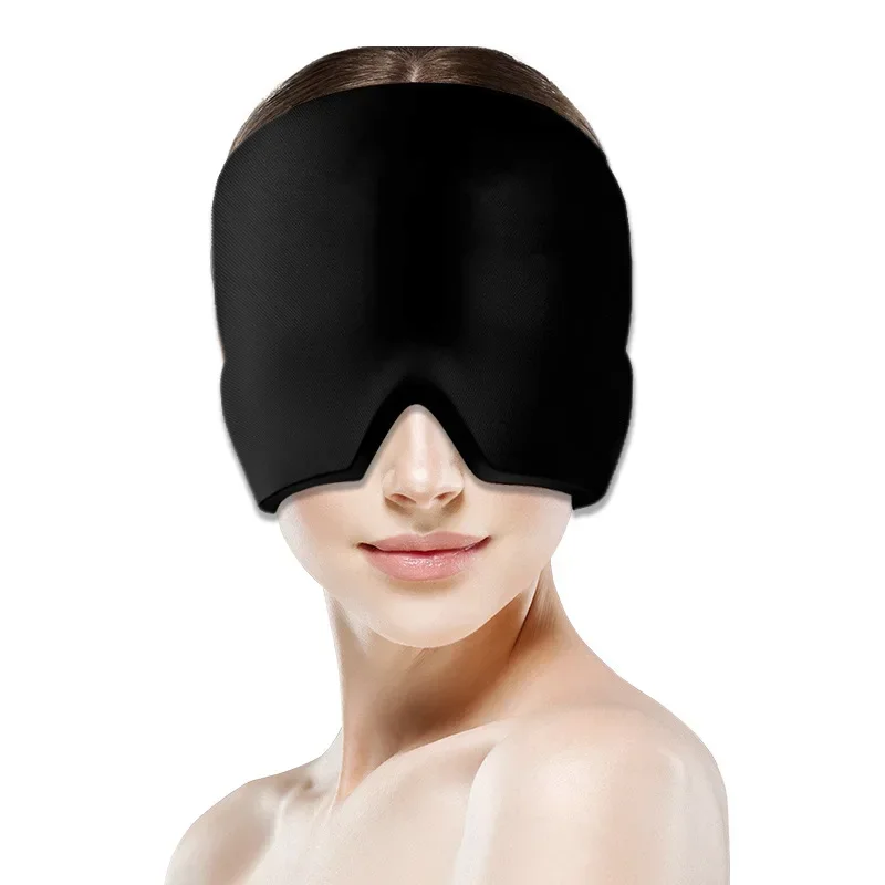 Heiße Kalte Therapie Kopfschmerzen Migräne Relief Kappe Tragbare Therapie Wrap Stress Druck Schmerzen ReliefEis Hut Augen Maske Kopf Massagegerät