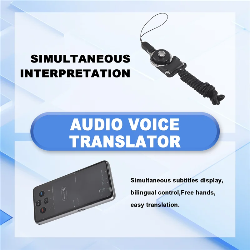 S85 Pro Portable Audio Translator 138 Language Recording 19 Offline Real Time Chatgpt AI Voice Photo Group Translation-AU47