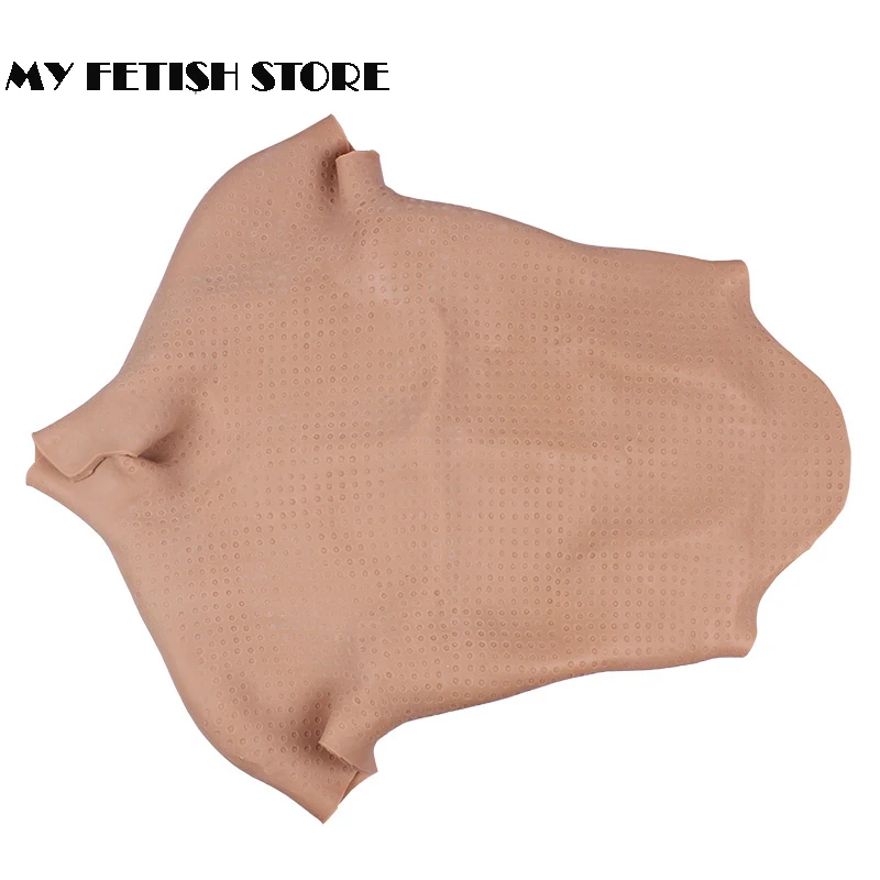 Crossdress Realistic Silicone Artificial Simulation Half Body Cosplay Male Suit Fake Belly Men's Chest Crossdresser Macho Muscle