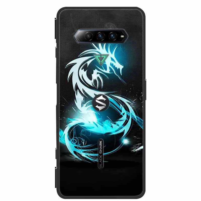 For Xiaomi Black Shark 4S Pro Phone Case Cover Black Silicone Soft Back Cover Cases For Xiaomi Black Shark 4 Pro Case Shark4 Bag
