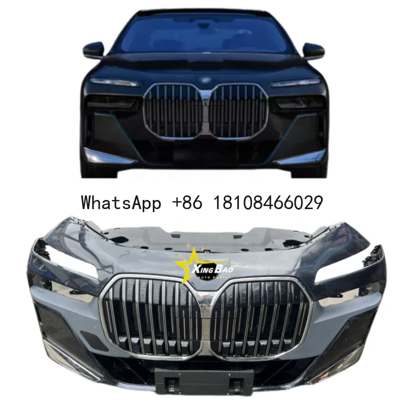 

Оригинальный передний бампер высокого качества для BMW 7 серии G70, комплект переднего бампера, автомобильный бампер с решеткой, фара, полная сборка