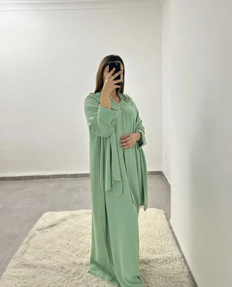 

Ид Джеллаба с капюшоном Абая мусульманское женское платье-хиджаб молитвенная одежда скромная исламская одежда кафтан Дубай кафтан Kebaya Jalabiya халат