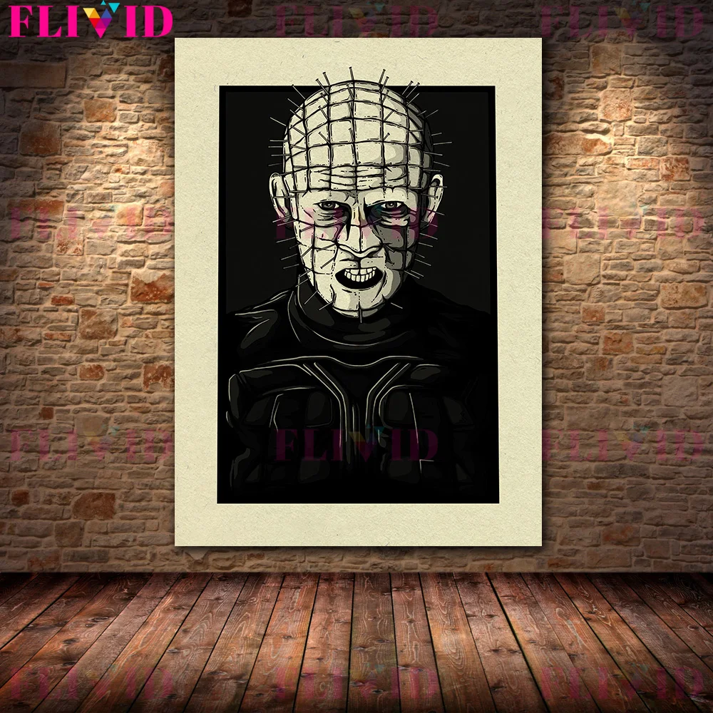 Horror Film Portraits Abstract Wall Art Canvas Painting Ghosts,Goblins And Demons In Movies Vintage Art Poster Print Home Decor