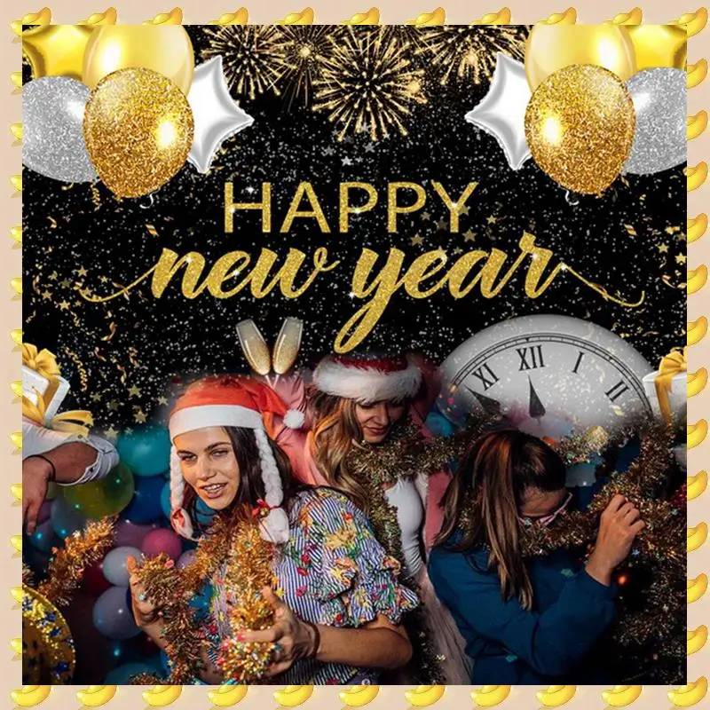 

2024 новогодние фоны для фотосъемки, украшения для вечеринки, дня рождения, фоны цвета шампанского, золотые фоны, тип 5572, прочный, простой в установке