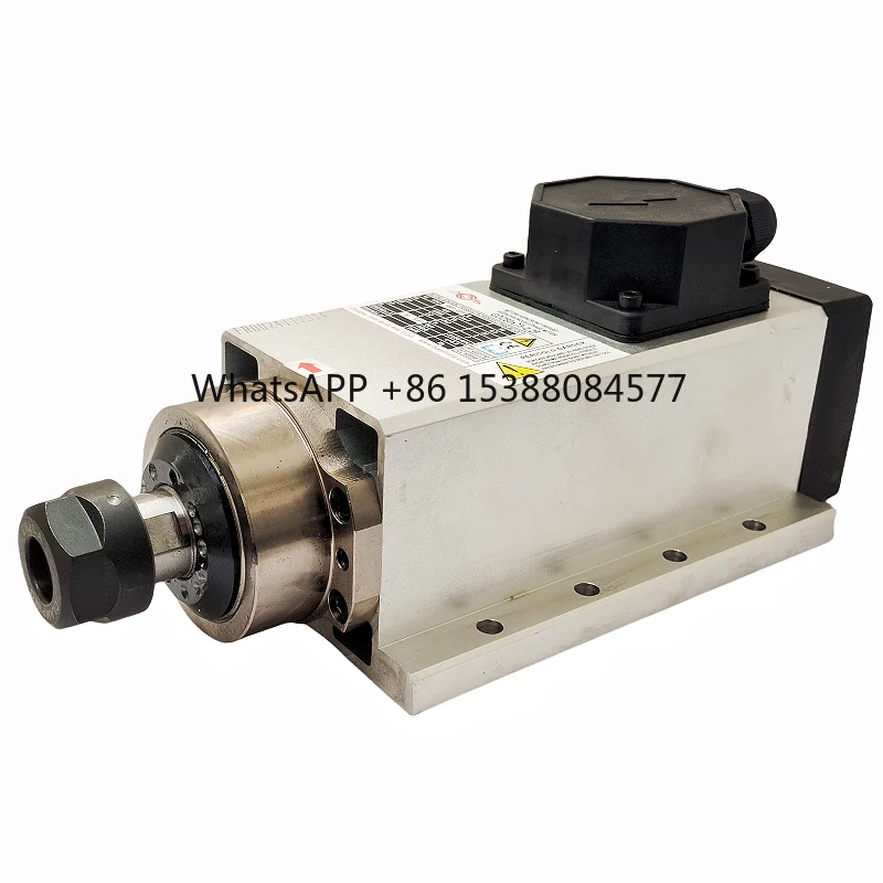 

LZ2.2kw Air Cooled Square CNC Router Machine Low High Speed 2.2kw Drilling Milling Spindle New Condition Bearing Spindle Motor