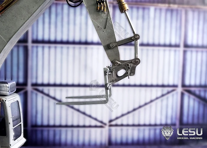 LESU 1/14 RC PC360 Mobilbagger, kleiner Kurzheckbagger und andere Schnellwechselgabeln – Detail 10