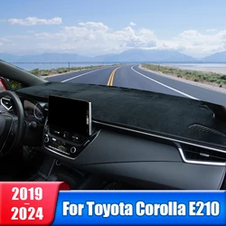 Car Dashboard Cover For Toyota Corolla E210 2019 2020 2021 2022 2023 2024 Hybrid Instrument Panel Non-slip Pad Accessories