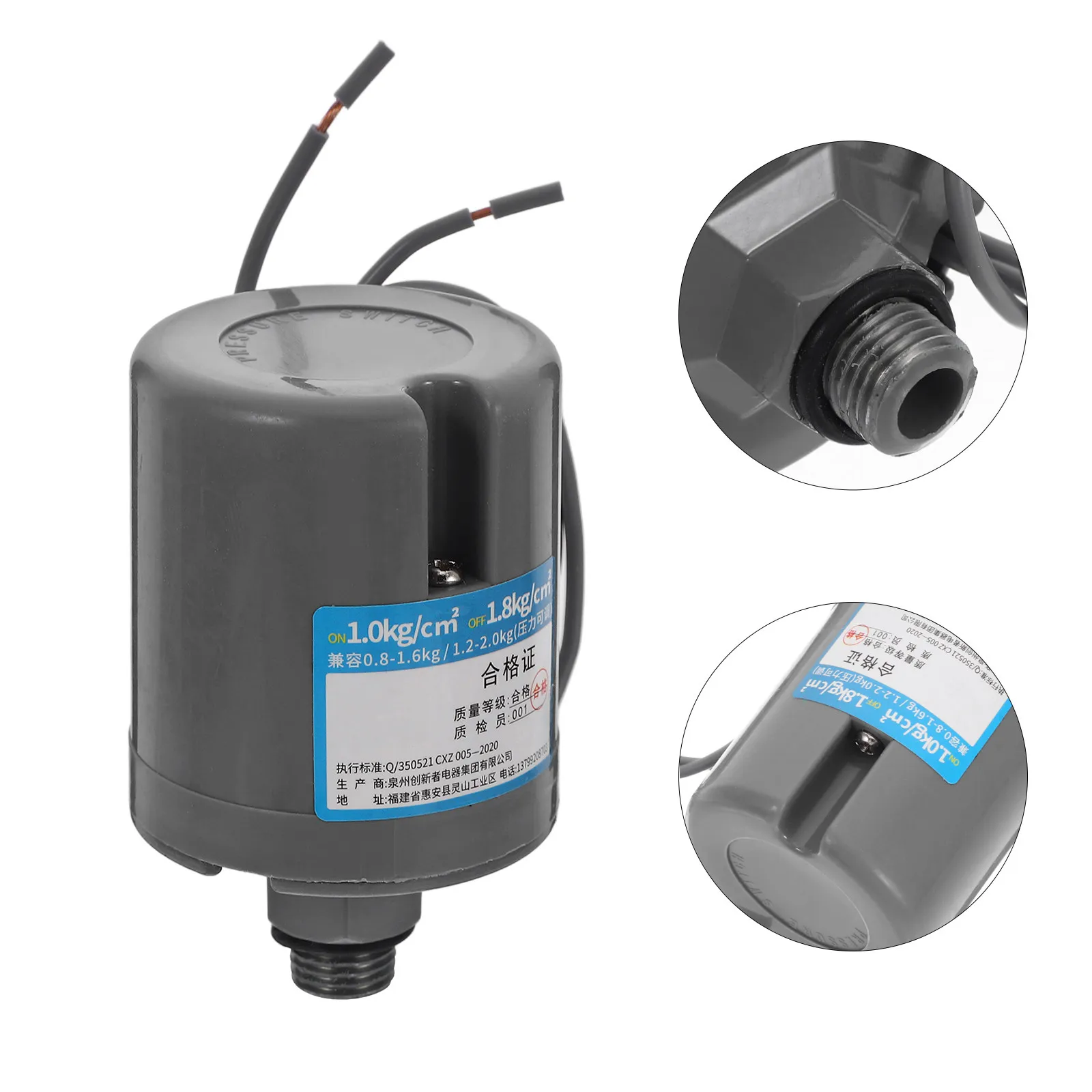 Universal Adjustable Mechanical Pressure Switch for Automatic Water Pump Pressure Control Ideal for Well Tanks Irrigation