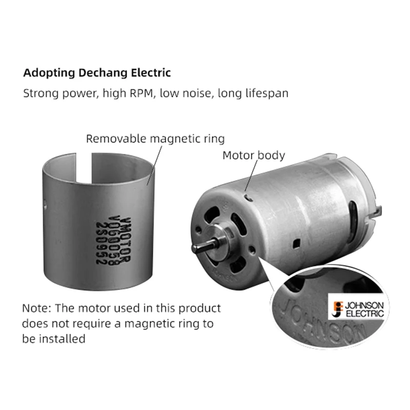 Electric Screwdriver Handheld 4mm 5mm 6mm 6.35mm 36V Fully Automatic Electric Screw Driver in Screw Bit Tool with 2PCS bits kit