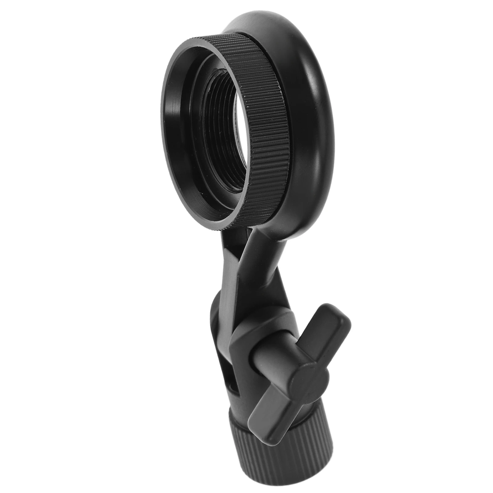 

Shockproof Microphone Accessories Sturdy Metal Mic Clip Holder Microphone Clip Adjustable Angle Universal SizeBracket