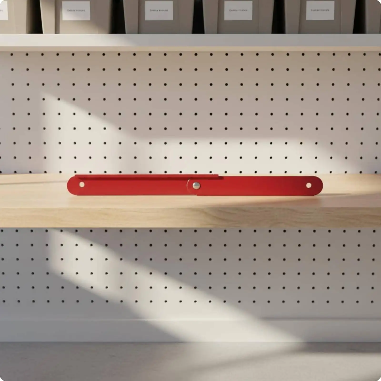 Ladder Folding Red Metal Hinge Connector Flat Bar Mounting Points for Portable and Wide Ladders