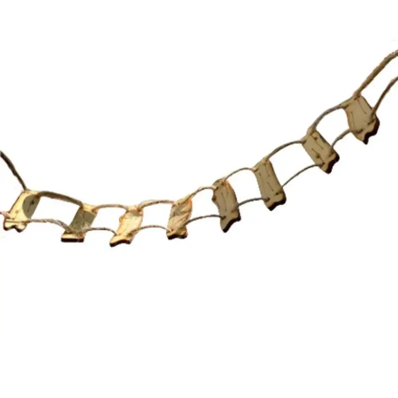 *Wooden Fairy Bridge Rope Ladder, Miniature Fairy Garden Decor For Home Courtyard & Mini Landscape, Photography Prop Accessory