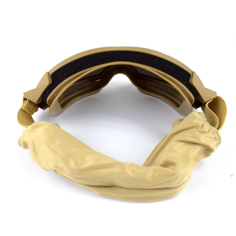 Tactical Windproof Goggles Dustproof Military Lenses Equipment Motorcycle Glasses CS Shooting Safety Protection