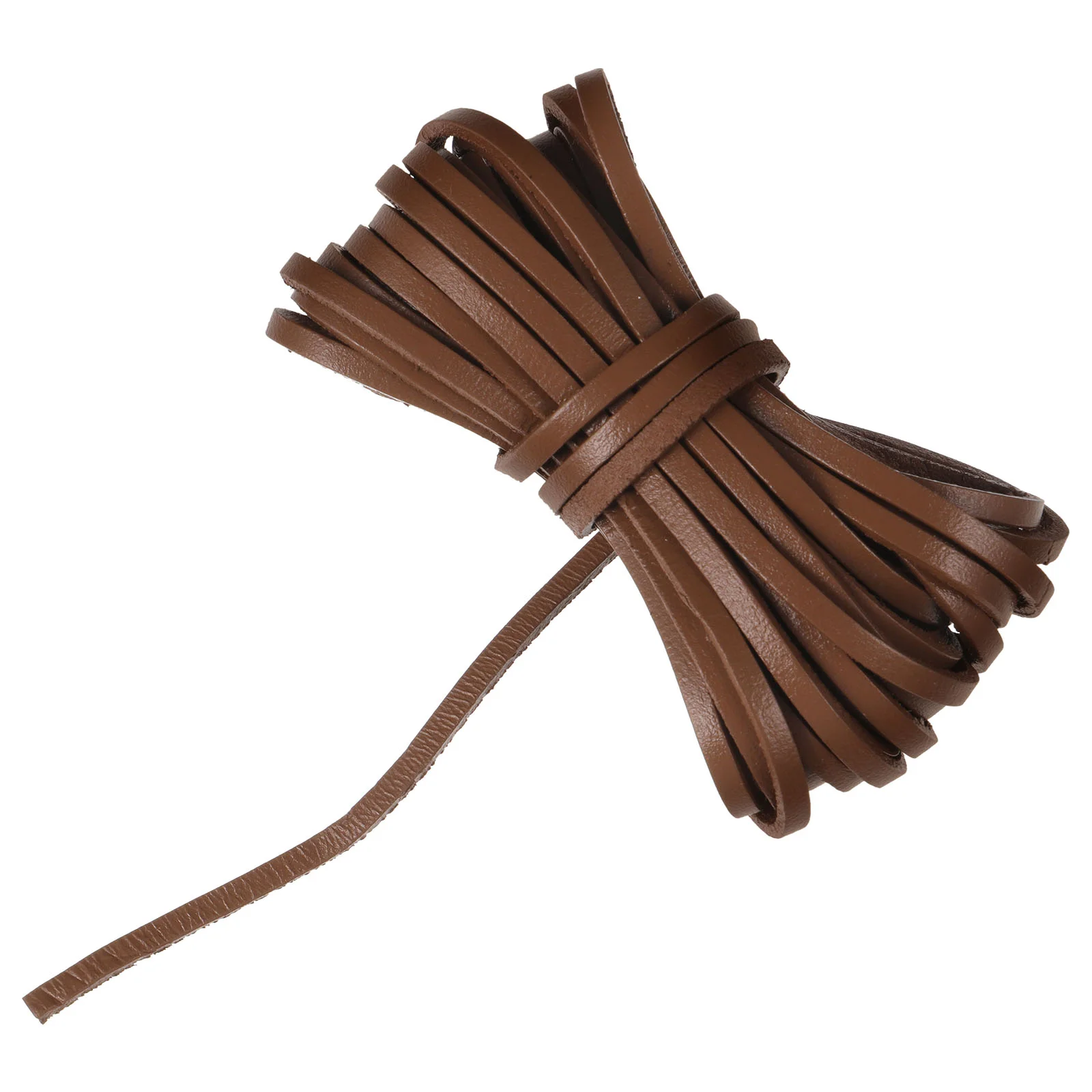 

Handmade Cowhide Rope Bangle Braided Knitting Neck Choker Lanyard Cord Strips for Crafts DIY Jewelry Ropes Bracelet