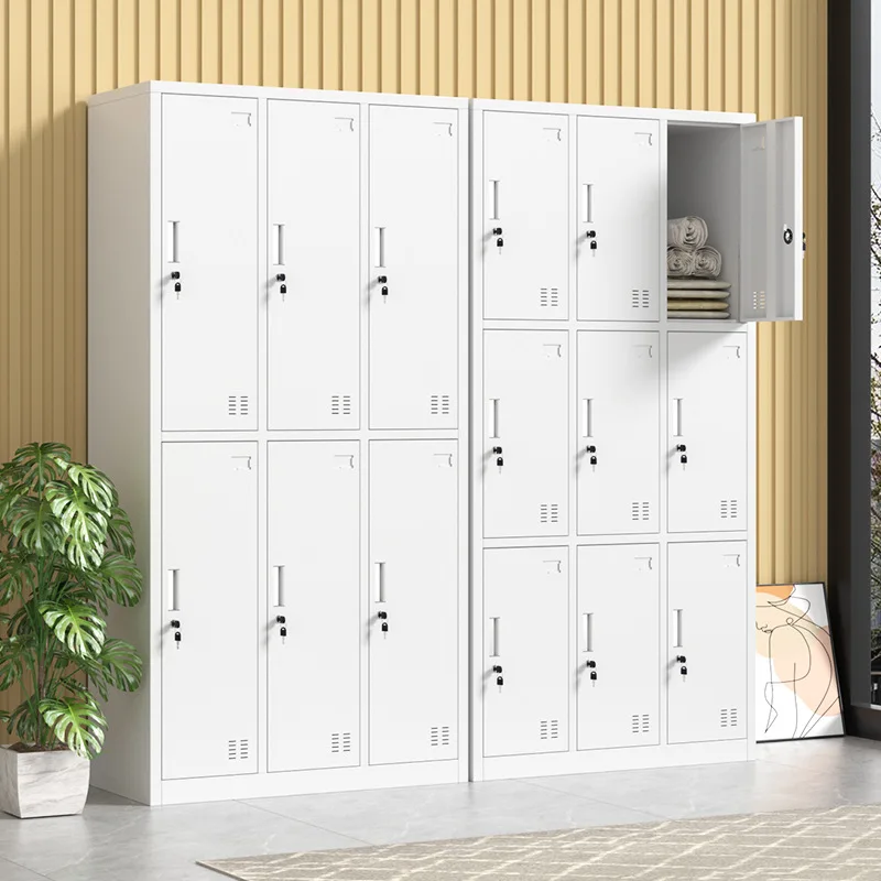 Wardrobe factory workshop multi-door locker with lock storage deposit box manufacturer