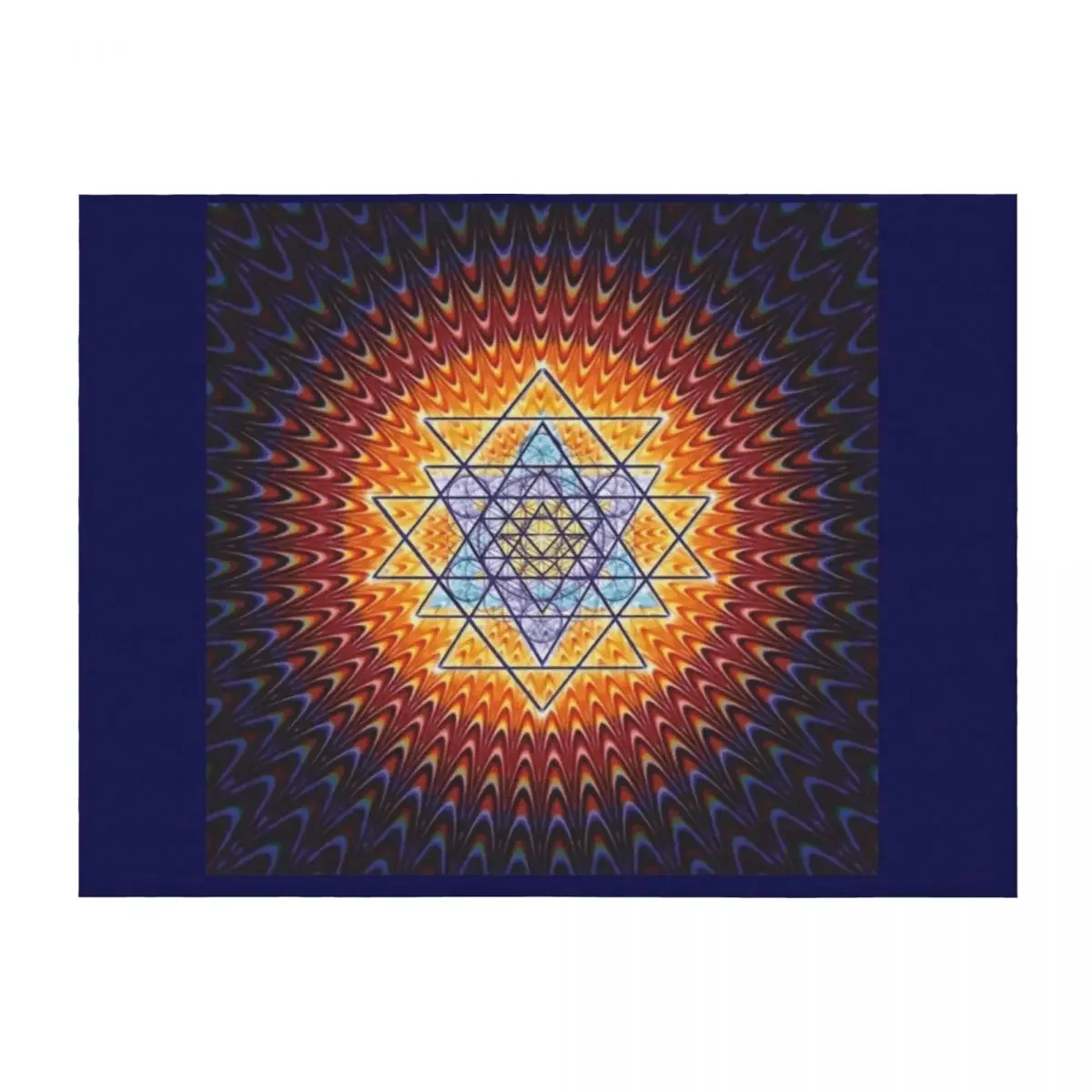 

COSMIC CHAKRA Yantra (12) Throw Blanket Soft Plush Plaid Retros Luxury Throw Soft Plaid Blankets