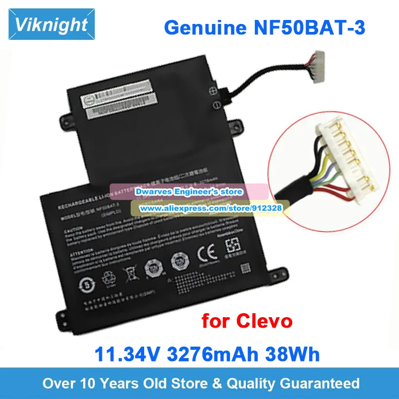 Original NF50BAT-3 Battery 11.34V 3276mAh 38Wh 6-87-N50VS-31E00 for Clevo NF50 N50 Sony VAIO F15 N50VS-31E VJF157F11T Vjf157f11x