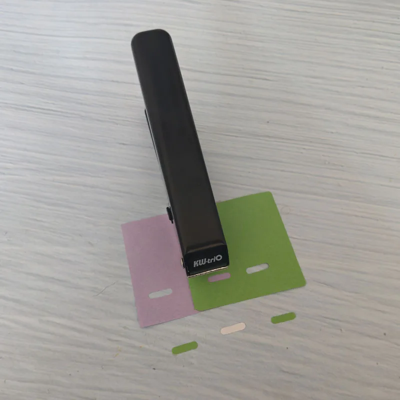 4*15mm Oval Hole Punch New Premium Metal Slot Single Punching Tool High Quality Durable Ellipse Paper Cutter Card Puncher