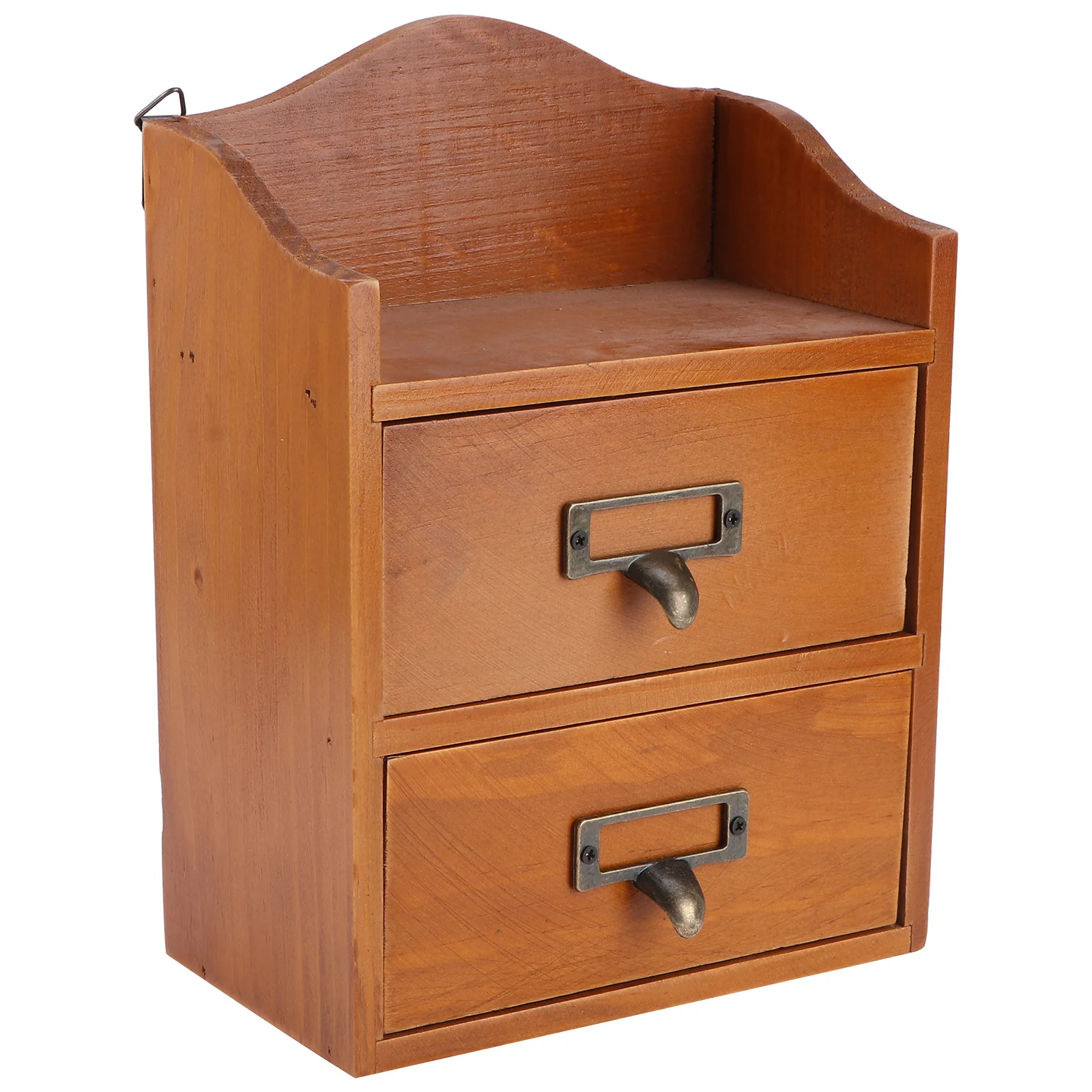 

Wooden Storage Box Retro Style Desktop Organizer For Home Case Natural Finish Storage Solutions Home Office Organizer