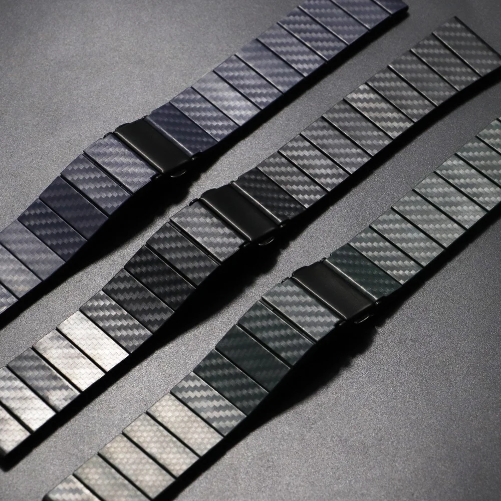 Carbon Fiber Strap for Amazfit T-rex 3 Smart Watch Sports Bracelet for Huami T-REX3 Watchband Folding Buckle Wrist Band Correa