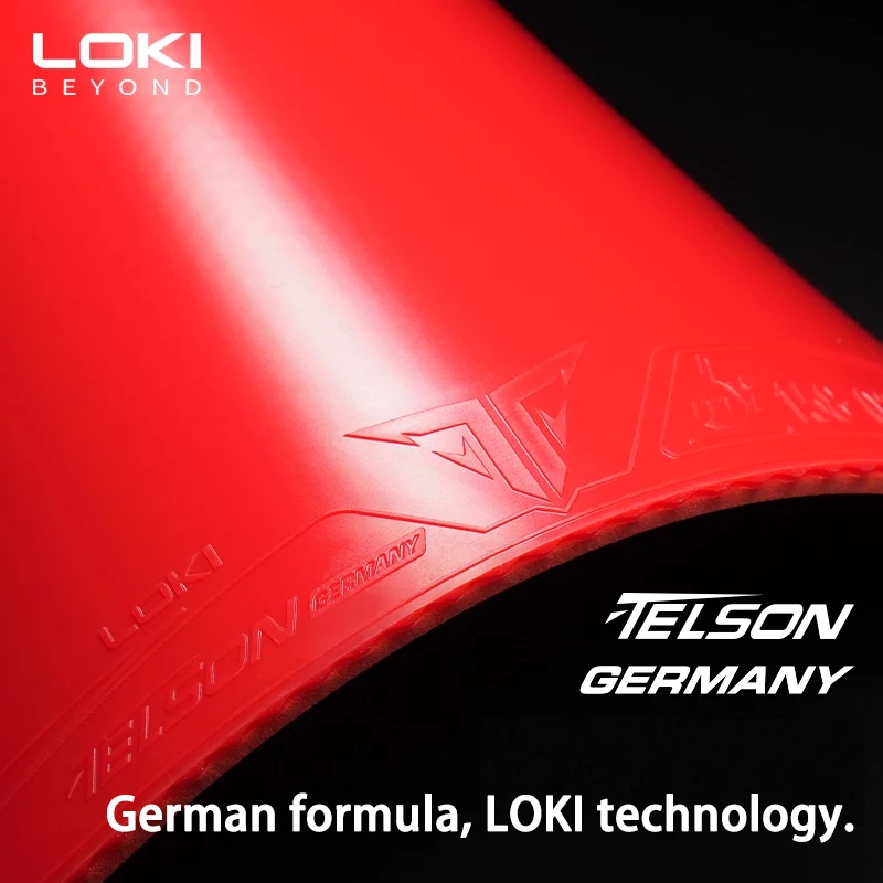 

Накладка для настольного тенниса LOKI Telson Stinger German Astringent Rubber, для отработки лафета, быстрой атаки, с губкой Cake, нелипкая