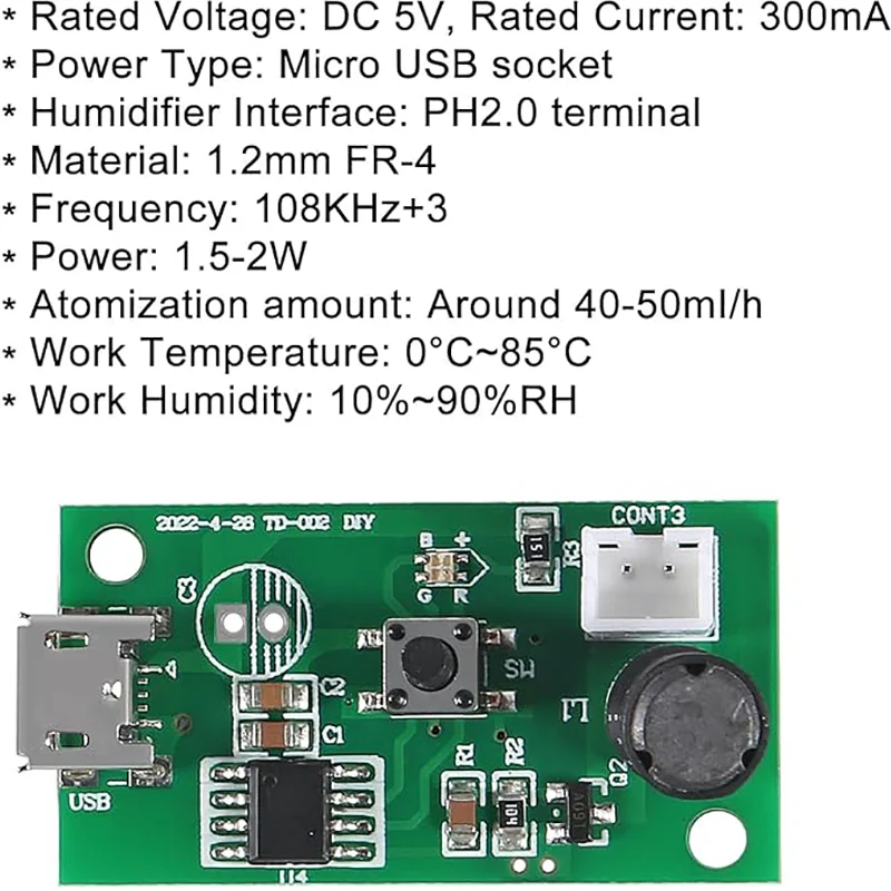 Aokin وحدة المرطب لتقوم بها بنفسك عدة USB البخاخ القطن الأساسية قذيفة مع واجهة نوع C Stm32 لوحة للقيادة المرطب الملحقات #3