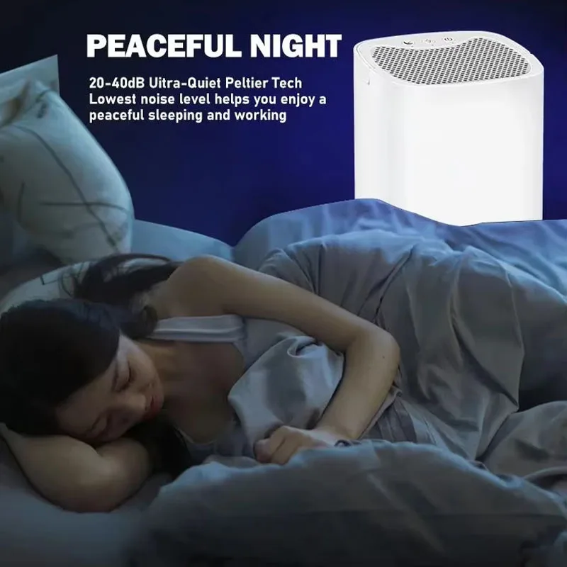 Moisture absorbing air silent air dehumidifier dryer Eu/American plug portable home bedroom office kitchen deodorizing dryer