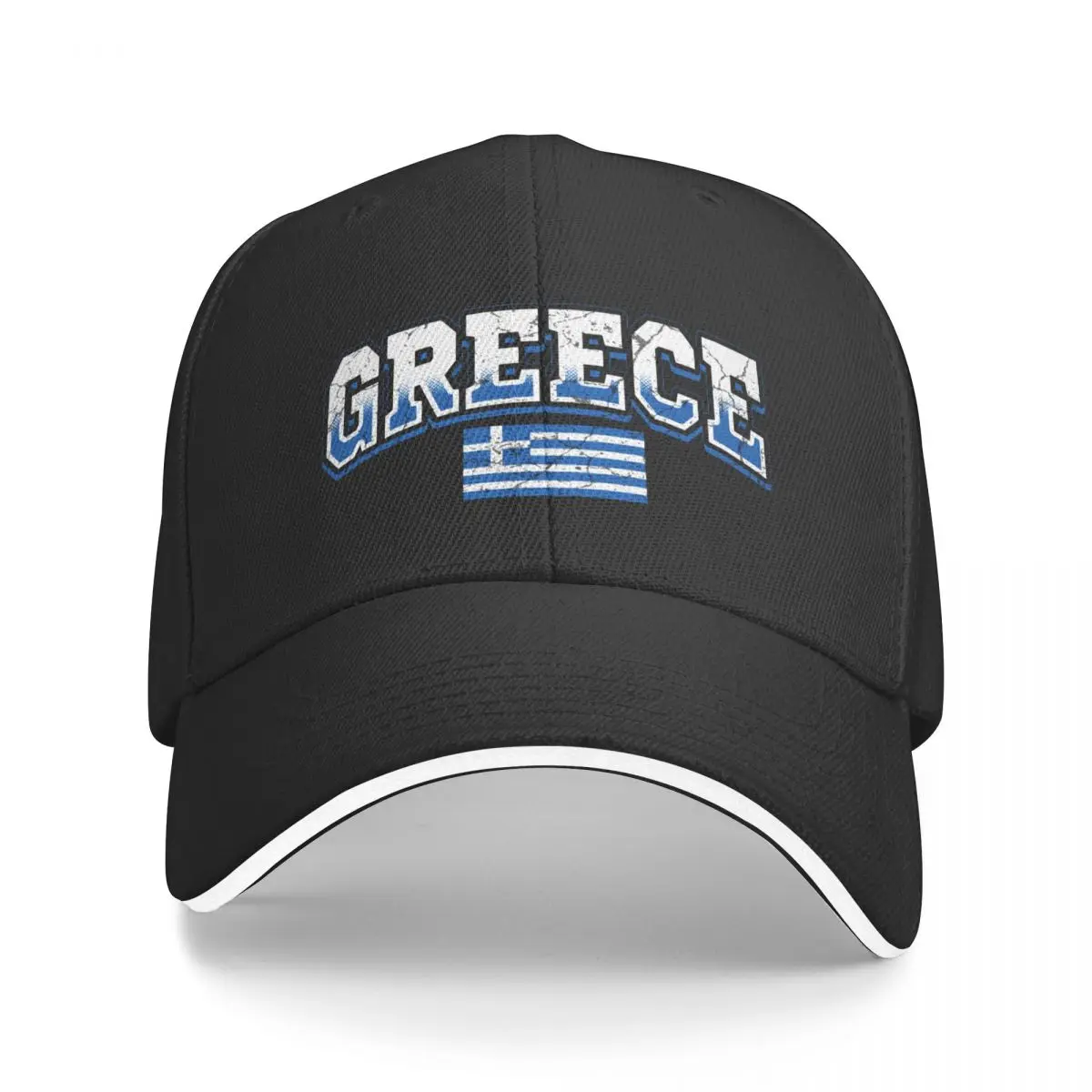 

Greece Baseball Cap black Mountaineering Anime hard hat Baseball For Men Women's