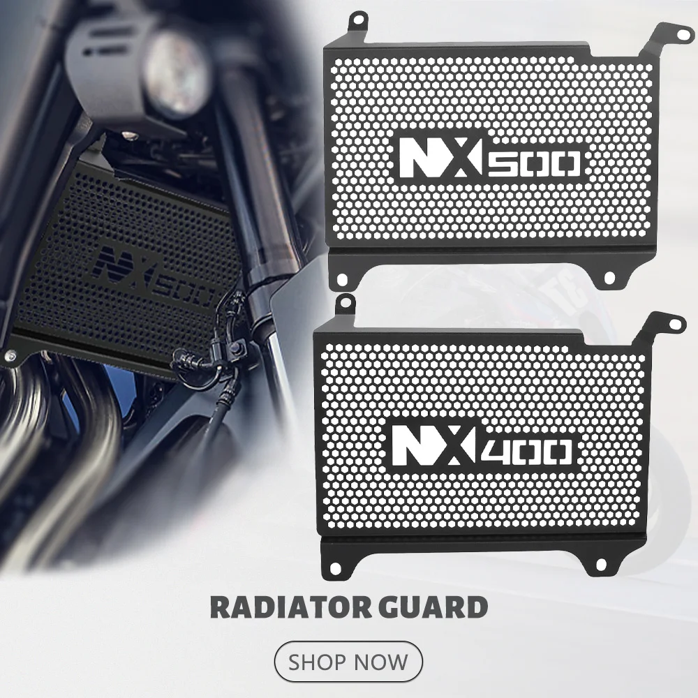 

Motorcycle Accessories For HONDA NX 500 NX 400 NX400 NX500 2023 2024 2025 Radiator Grille Guard Cover Water Tank Cools Protector