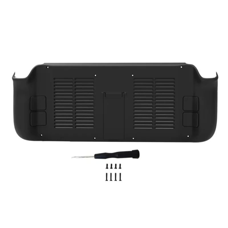 

Plastic Game Console Rear Cover Replacement Accessories for Steam Deckwith Screwdriver Screws Portable Cooling Protective Cover