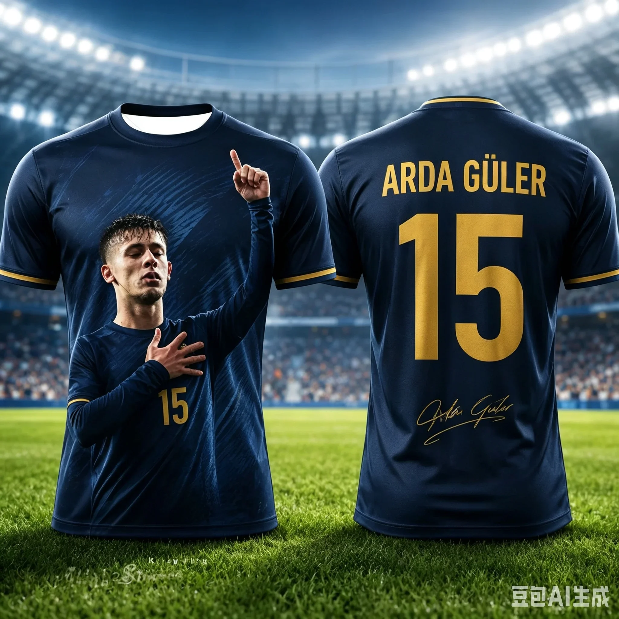 2026 Sommer-Sonderangebot Arda Güler Fußballtrikot Premium 3D-Druck Fußball-Fan-Shirt Atmungsaktiv Schnelltrocknend Sport Y2k – Detail 6