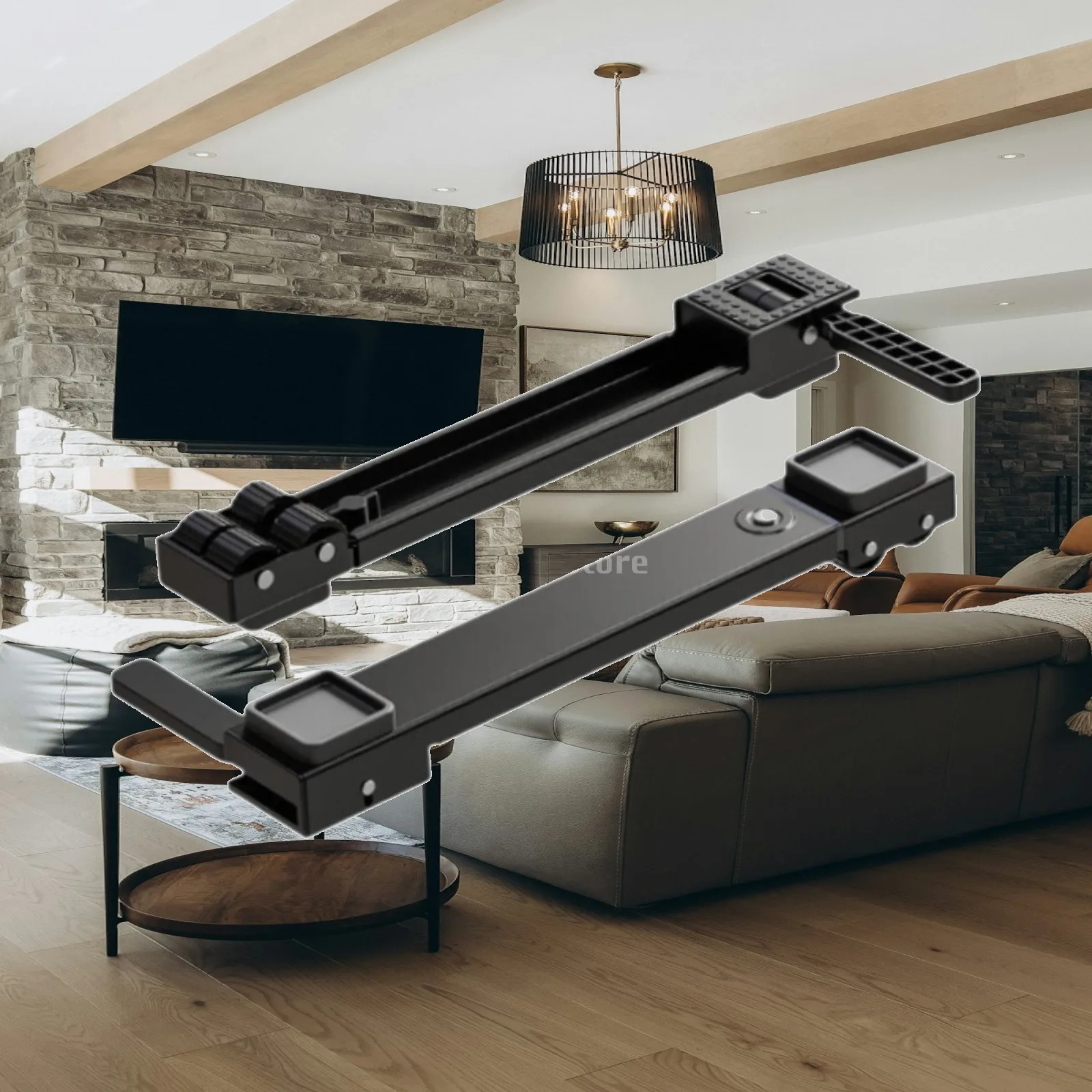 2 Units of Washer Support with Mobile Base for Easy Movement of Dryers